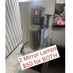 Two Mirror Lamps!