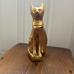 Egyptian Cat, Gold Color, Heavy.