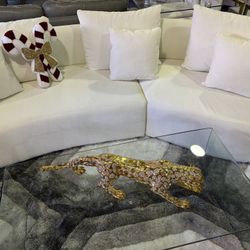 CURVED SECTIONAL - White Or Grey