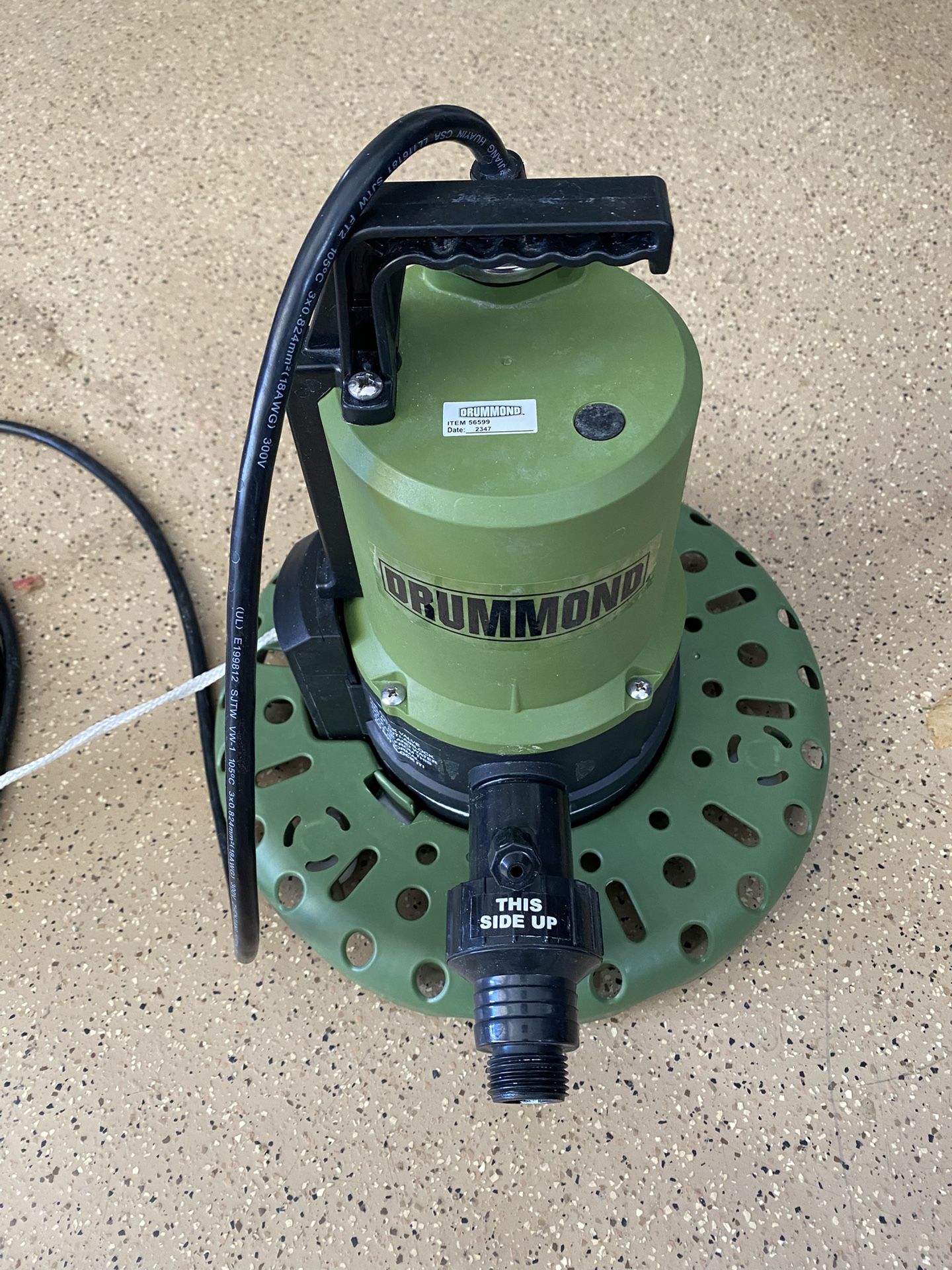 DRUMMOND 1/4 HP Worry-Free Automatic Submersible Utility Pump