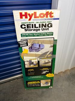 HyLoft Heavy-Duty Ceiling Storage Unit 30 Cu Ft