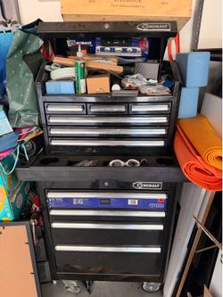 Kobalt tool chest with tools