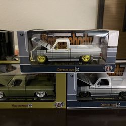 M2 Machines Squarebody  1:24 $$$$380 for the three 