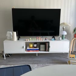 White TV Stand