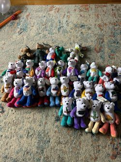 Beanie Baby Look-alike States Teddy Bears