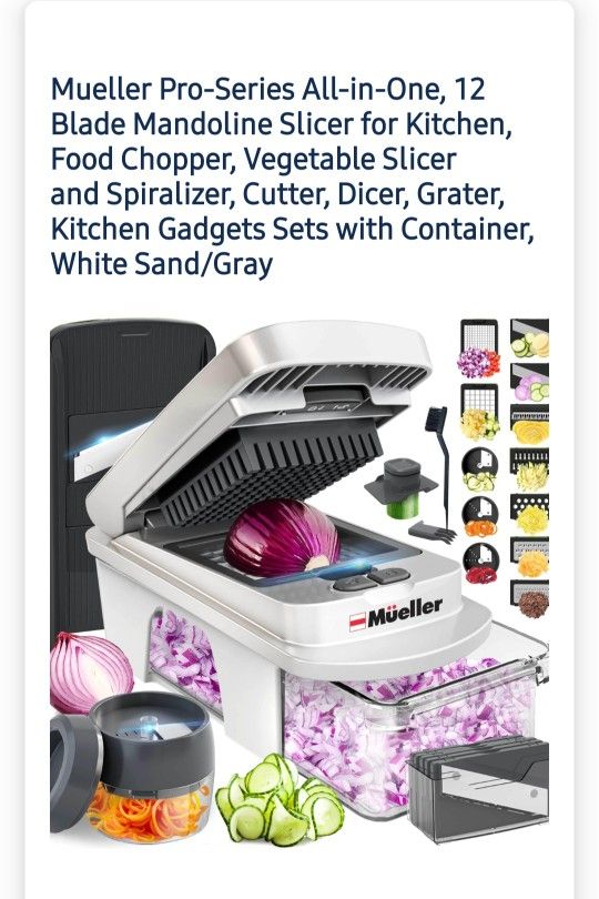 Mueller Pro SERIES All-in-One 12 BLADE Mandolin 