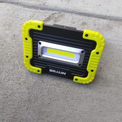 Braun Rechargeable LED Work Light/Battery Bank
