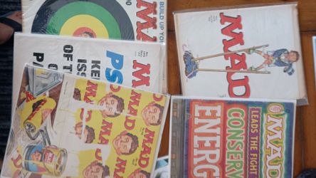 Vintage mad magazines