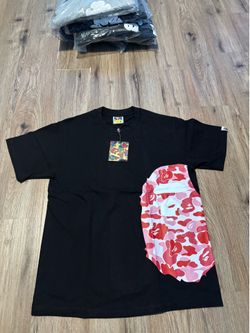 black and pink bape