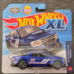 Hot Wheels XL 2022 Ford Maverick Custom Blue Diecast Pickup Truck