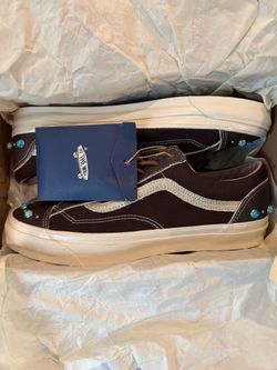 Vans Low-Top Sneakers with Turquoise Studs