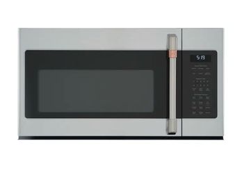 Lg Cafe 1.9-cu ft Over-the-Range Microwave with Sensor Cooking ( Stainless Steel with Brushed Stainless H...