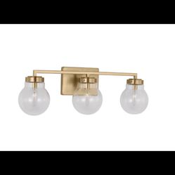 Generation Lighting (contact info removed)-848 Renny 31 in. 3-Light Satin Brass Vanity Light