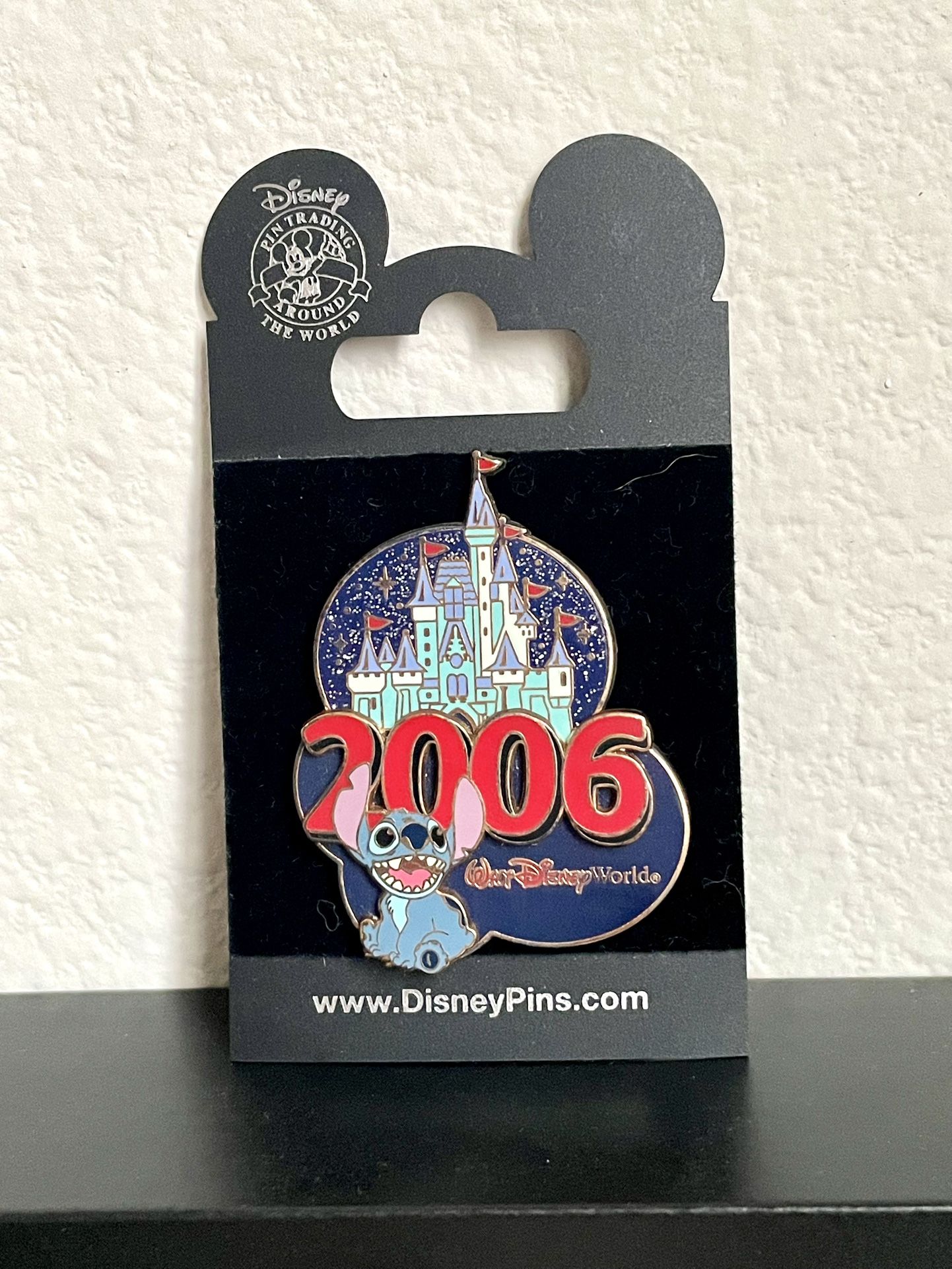 Rare Vintage 2006 Stitch Walt Disney World Castle Pin - Disney Pin Trading