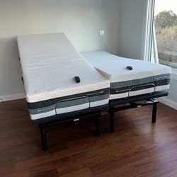 California King Bed ! Cali King Bed ! Split Cal King Adjustable Bed ! Sleep Science Sonoma Iflip Adjustable Bed ! Movable Bed ! Motorized Bed 