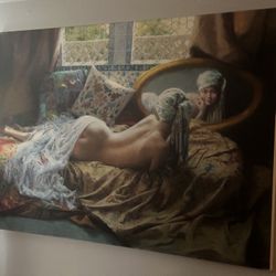 Vicente Romero Giclee On Canvas Hand Signed Very Large Image On Canvas With Certificate Of  Authenticity