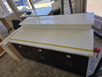 Bar Style Cabinets And Quartz For Sale