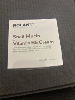 New in box sealed Rolanyin skin rejuvenation, snail Mucin plus Vitamin  B5 cream