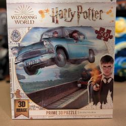 500-Piece Jigsaw Puzzle - Harry Potter - Ford Anglia - 3D Image