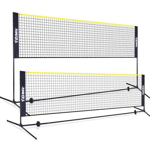New 17ft Adjustable Fielday - Badminton Pickleball Net