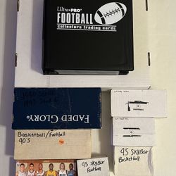 Football & Basketball Card Lot Auto, Jersey, Numbered, Rookies Lot