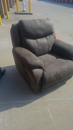 Grey Rocker Recliner