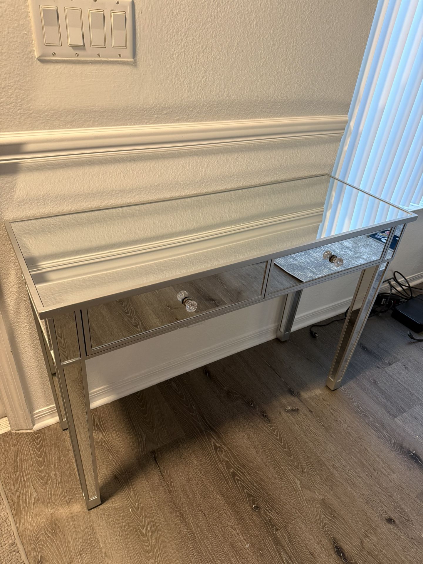 Mirrored Table – Great Condition! $35 (Negotiable)