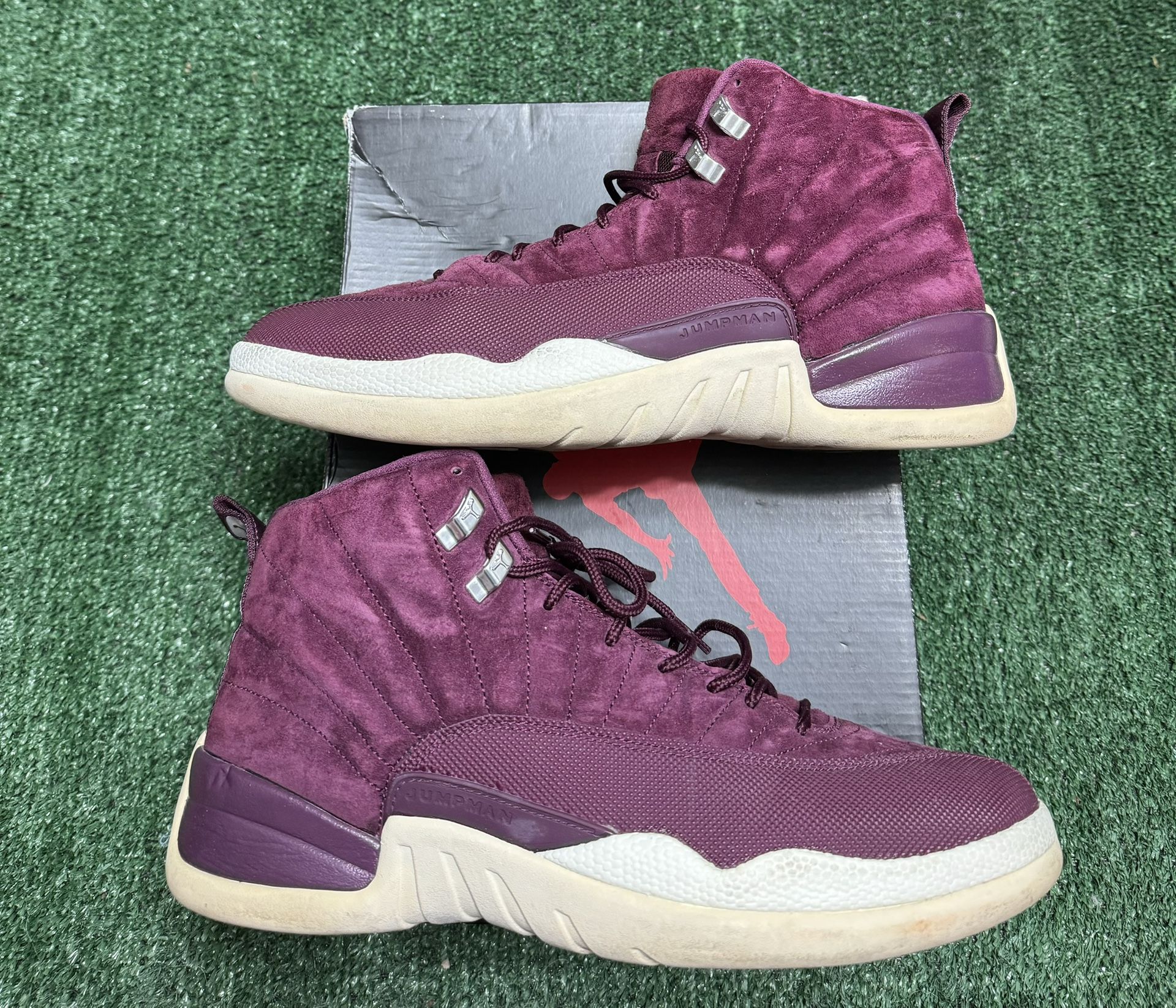 Jordan Bordeaux 12 size 11.5 USED But Clean