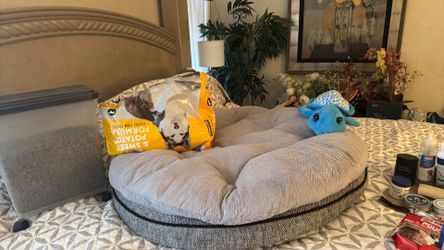 Dog bed/ food  /many items