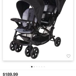 BabyTrend Sit N Stand Double Stroller 