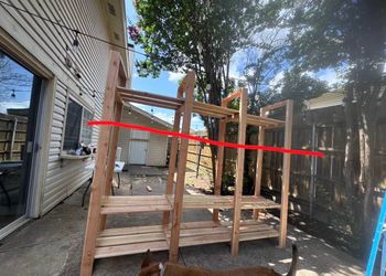 Handmade Custom Outdoor Storage Closet / Garden Storage Unit – Solid Wood