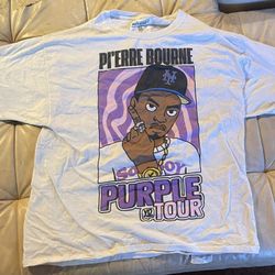 PI’ERRE BOURNE Purple Tour Tee Shirt 