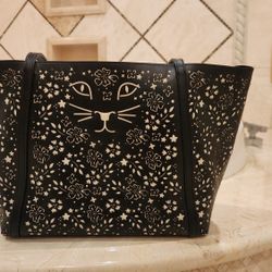 Charlotte Olympia Leather Bag Made In Italy 