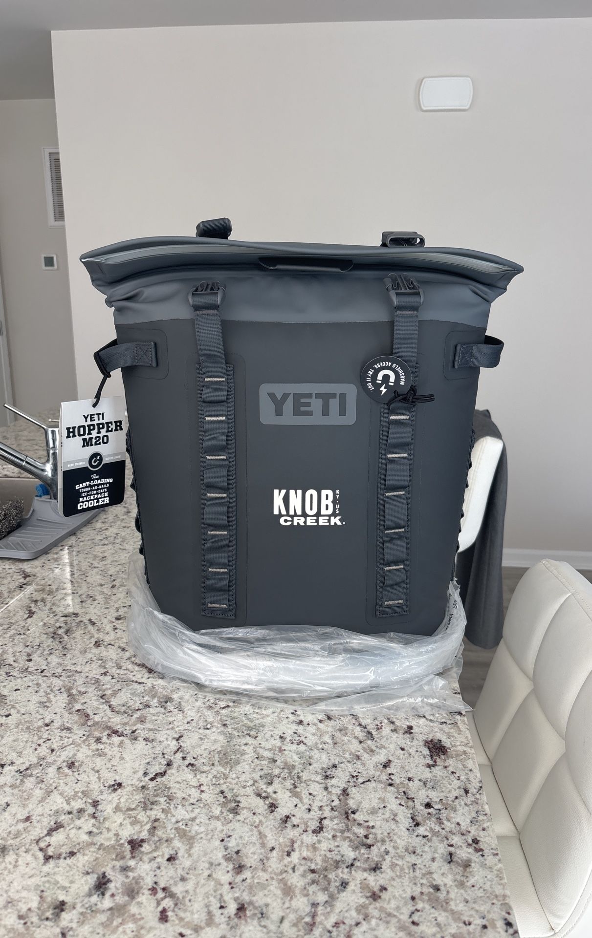 Brand New Yeti M20 Grey Backpack Soft Cooler
