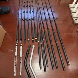 Fishing Gear for Sale – Winthrop Adjustable Butts, Biscayne Rods, For Tuna & Mahi
