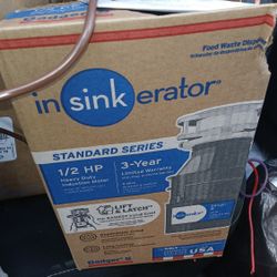 Badger In sinkerator 1/2 HP New
