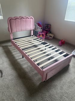 Pink Twin Bed