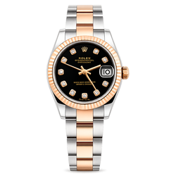 Rolex Datejust 31 178271 Black Diamond Dial Everose Gold 2017
