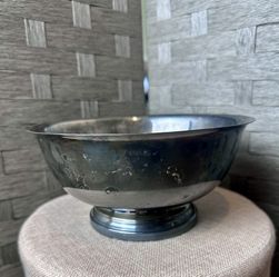 Mid-Century Silver-Plated Paul Revere Style Bowl – ALVIN EP RC78