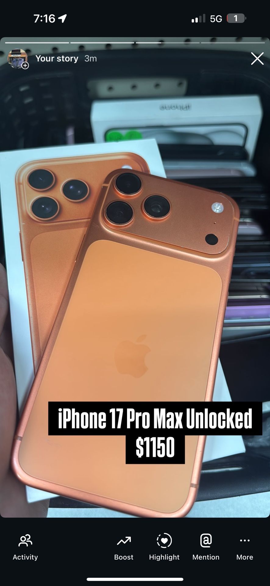 iPhone 17 Pro Max 256GB Unlocked