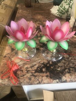 2 Budda Lights,red Color