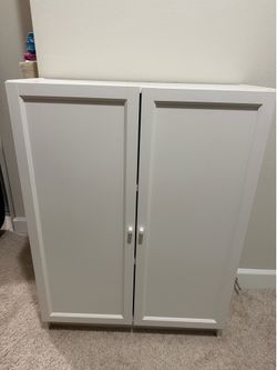 White Storage Cabinet