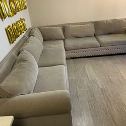 Beige sofa