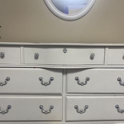 Dresser, Nightstand, and Bookcase with drawers set