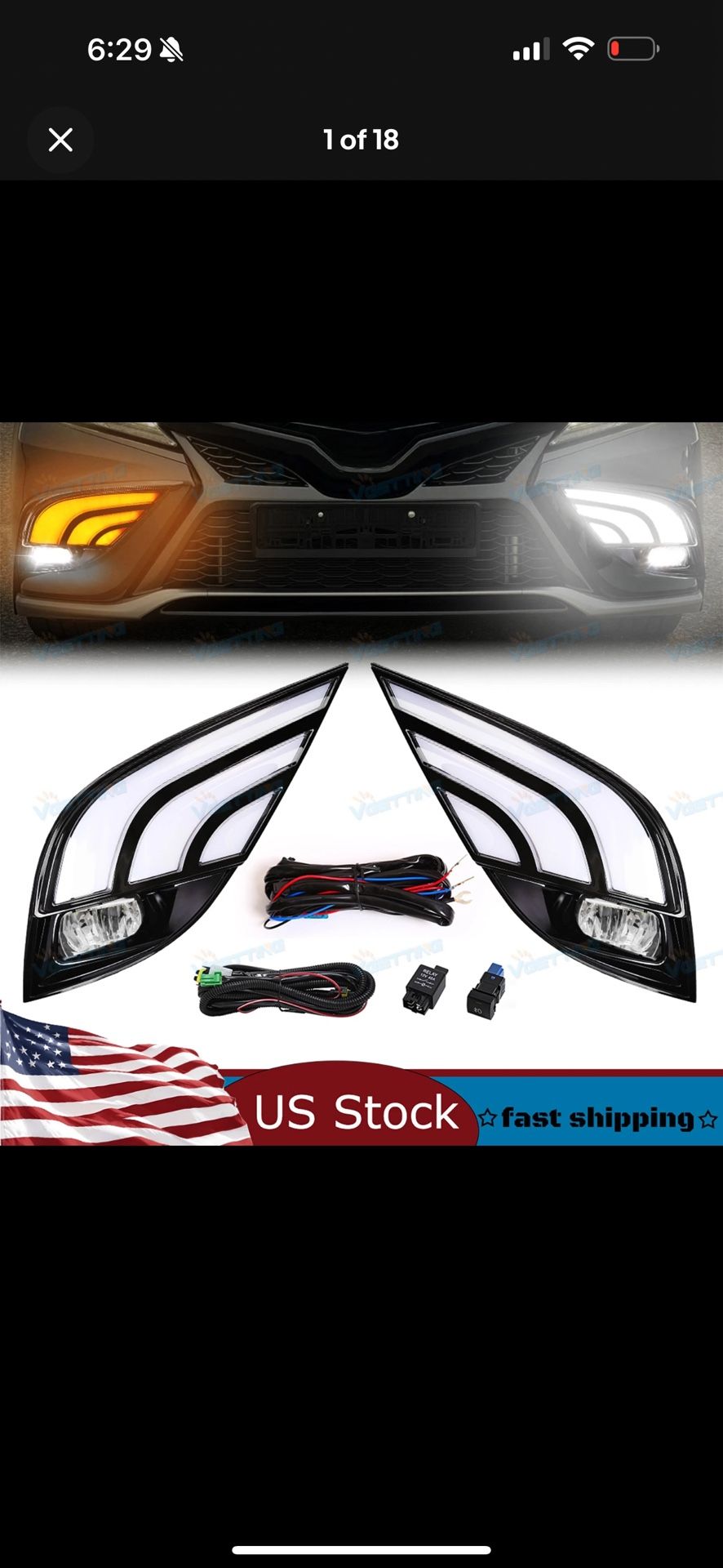 2018-2020 Camry Fog Lights
