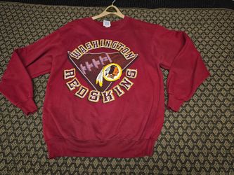 Vtg. NFL washington redskins big indian sweatshirt sz. L