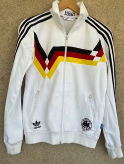 Vtg Adidas Germany Soccer FIFA World Cup Retro 1990 Track Jacket Youth Medium