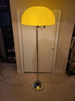 Vintage 1970's Space Age Italian "Faro" Luigi Massoni  Lamp For Guzzini
