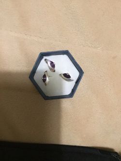Sterling Silver Pendant and Earrings