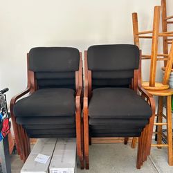 Wooden chairs